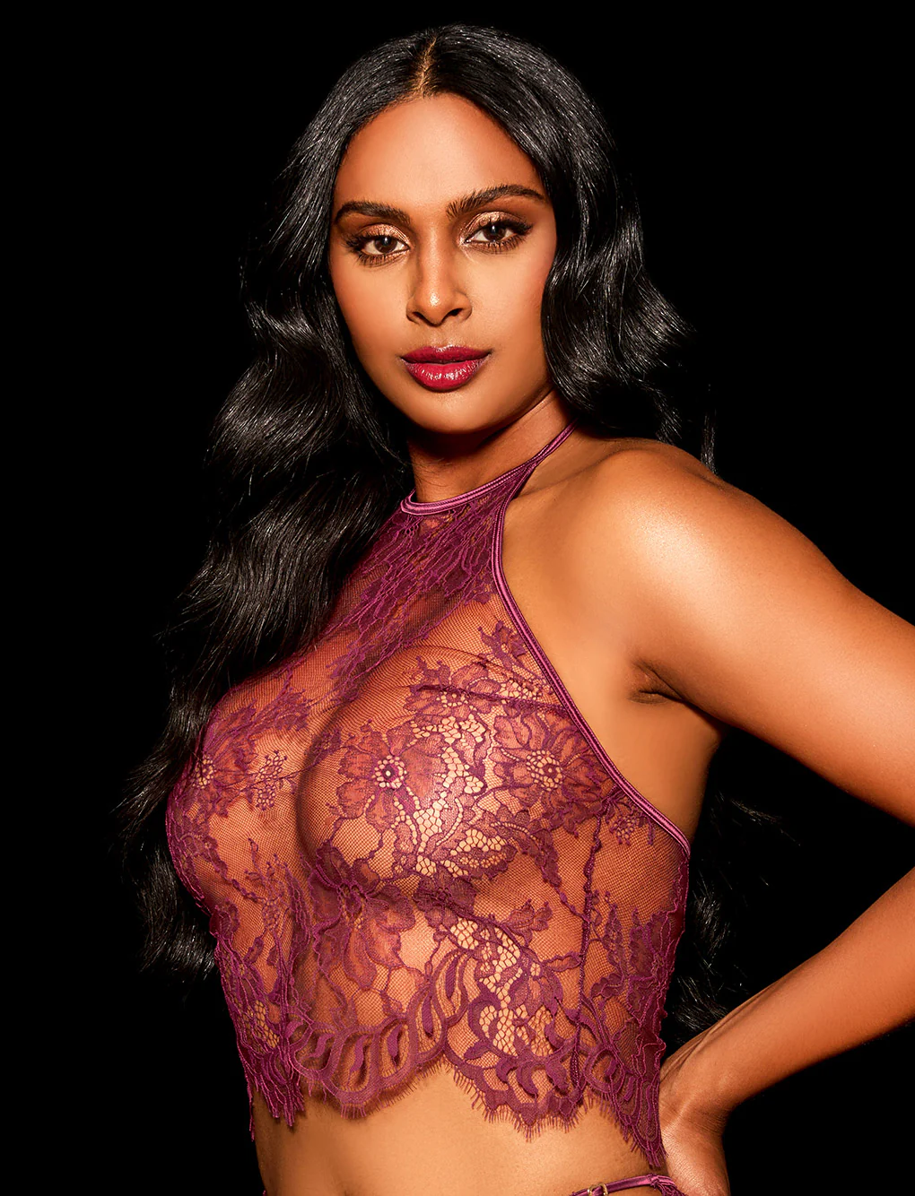 Alessandra Wine Cami - Image 4